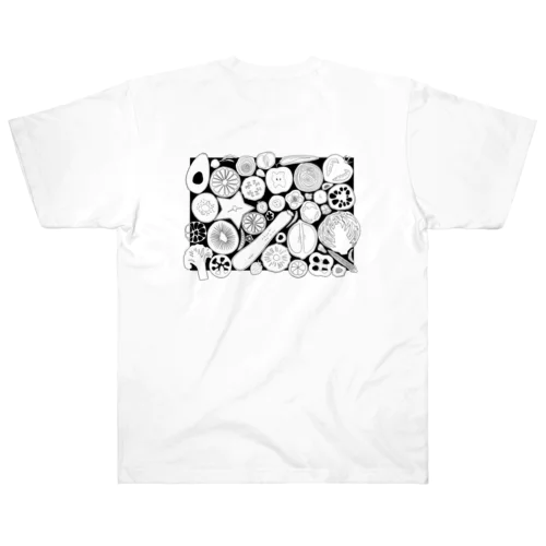 野菜晩餐会 Heavyweight T-Shirt