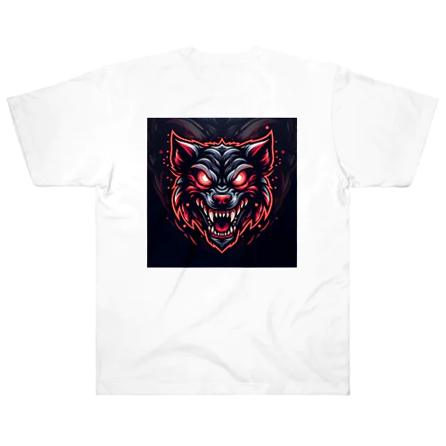 BLACK Wolf ヘビーウェイトTシャツ