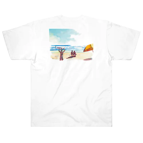 あの日、海の思い出🌊 Heavyweight T-Shirt