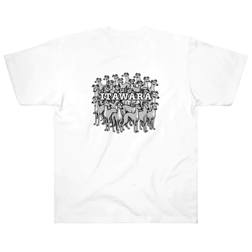 イタグレがワラワラ。 Heavyweight T-Shirt