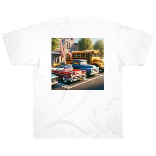 アメ車 Heavyweight T-Shirt