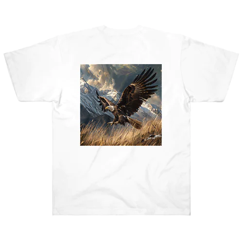大自然の中の鷲 Heavyweight T-Shirt