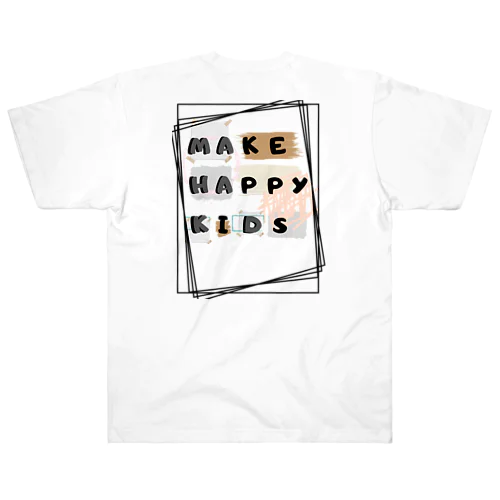 MAKE HAPPY KIDS ヘビーウェイトTシャツ