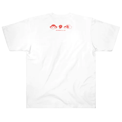 導ヤタガラスstyle RED Heavyweight T-Shirt