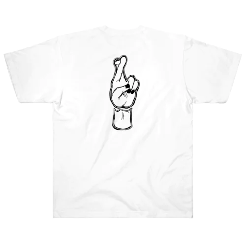 fingers crossed Heavyweight T-Shirt