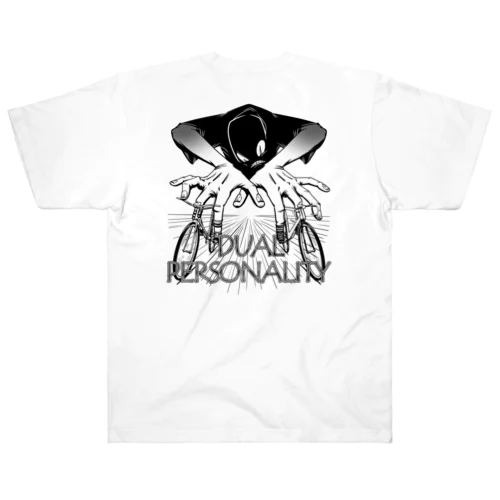 "DUAL PERSONALITY"(B&W) #2 Heavyweight T-Shirt