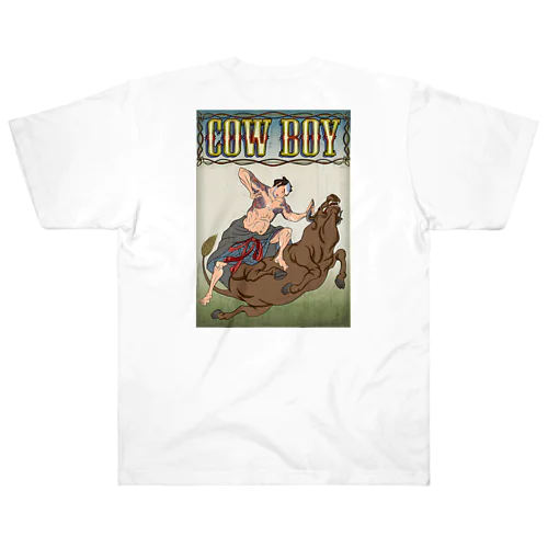 "cow boy"(武者絵) #2 ヘビーウェイトTシャツ