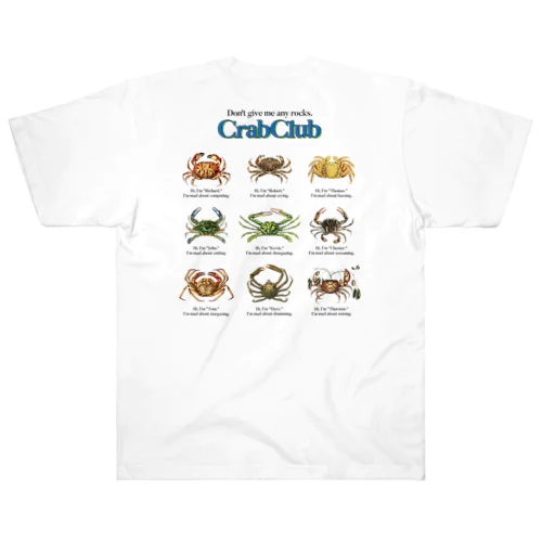 Crab Club ヘビーウェイトTシャツ