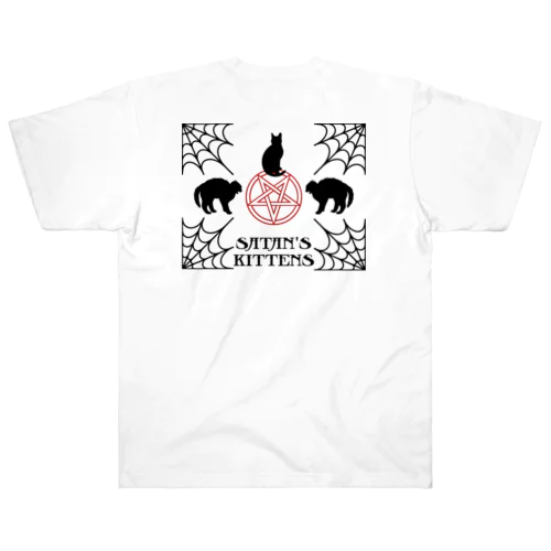 SATAN'S KITTENS ヘヴィーウェイトロゴT（淡色） Heavyweight T-Shirt