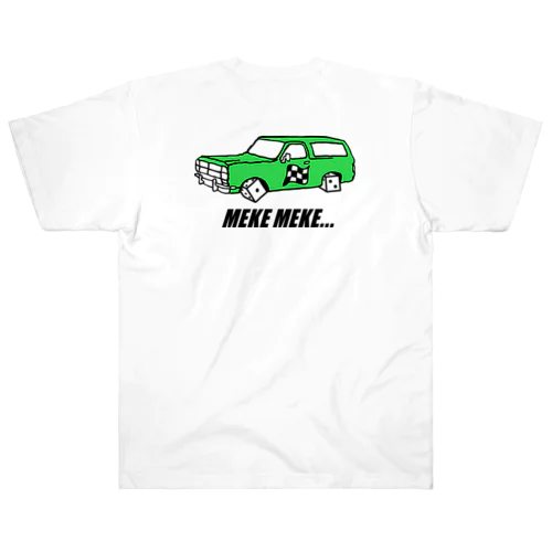 コロコロ走る車🚗🎲 ヘビーウェイトTシャツ