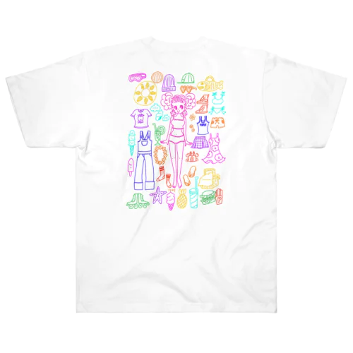 お着替えなつこ Heavyweight T-Shirt