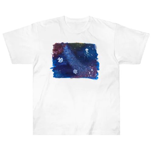 深海の宇宙 Heavyweight T-Shirt