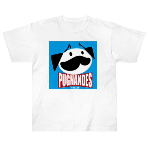 PUGNANDES2022‗Blue ヘビーウェイトTシャツ