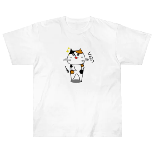 スピカデザイン　ねこねこ召喚公式グッズ　1 ヘビーウェイトTシャツ