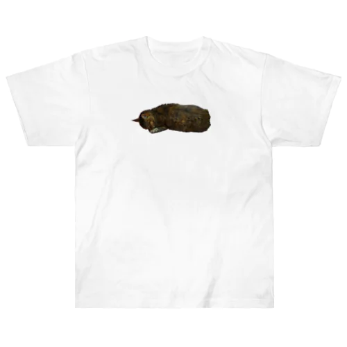 おねむ猫 Heavyweight T-Shirt