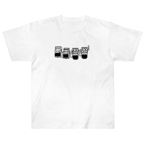 エフェクター モノクロBK Heavyweight T-Shirt