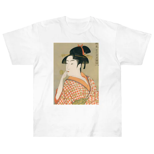 Ukiyoe　Utamaro Heavyweight T-Shirt