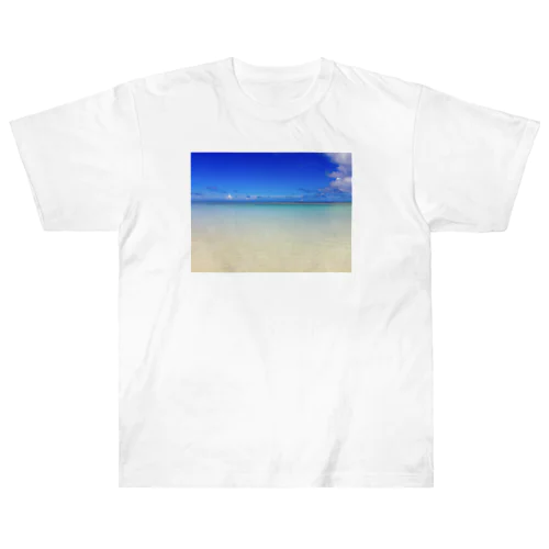 western sandy beach ヘビーウェイトTシャツ