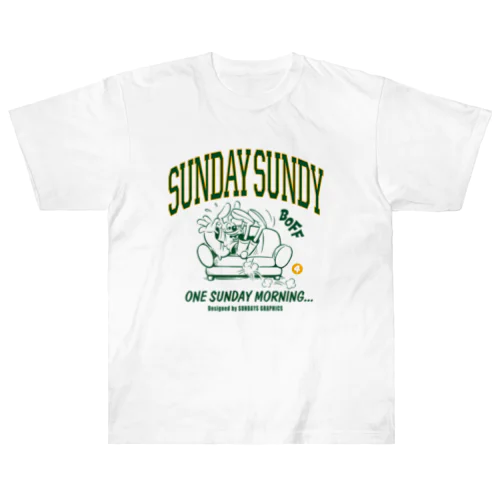 SUNDAY SUNDY No.4(カレッジロゴ)  Heavyweight T-Shirt