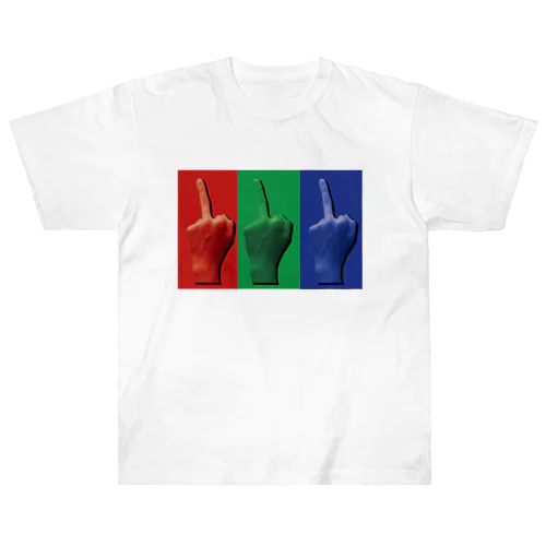 RGB finger Heavyweight T-Shirt