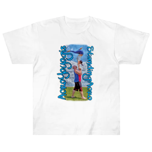 Acroyoyogis StandingAcro7 Heavyweight T-Shirt