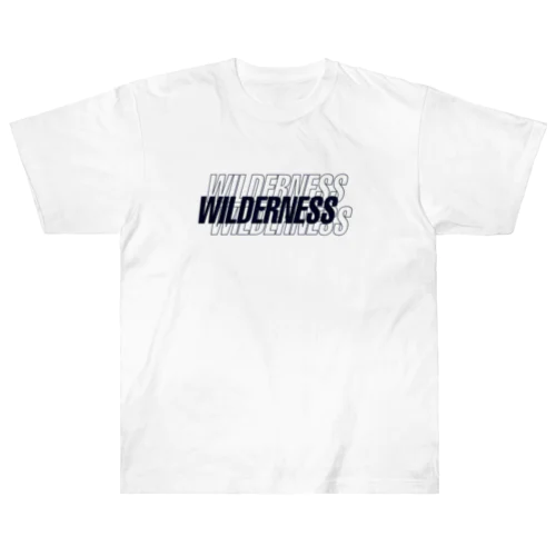 Wilderness goods white Heavyweight T-Shirt