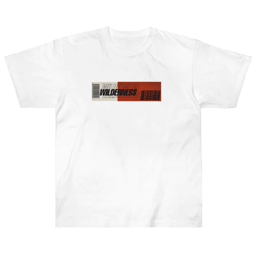 Wilderness goods banner Heavyweight T-Shirt