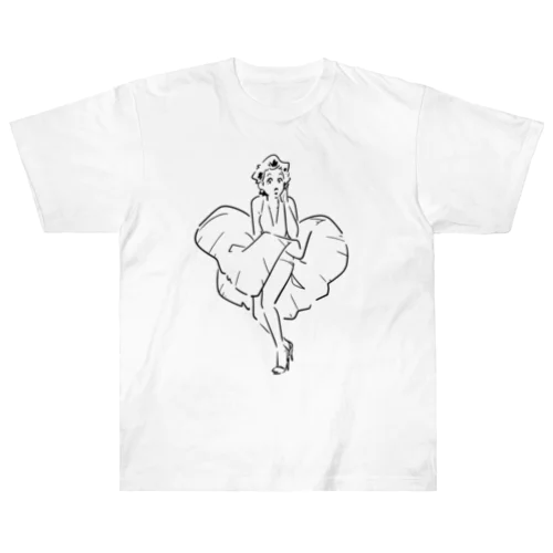 マリリン・モンロー（Marilyn Monroe) ヘビーウェイトTシャツ