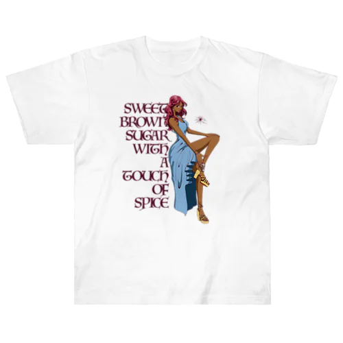 Sweet Brown Sugar ヘビーウェイトTシャツ