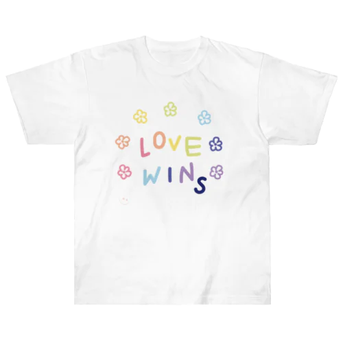 love wins! we are proud to celebrate our prides! ヘビーウェイトTシャツ