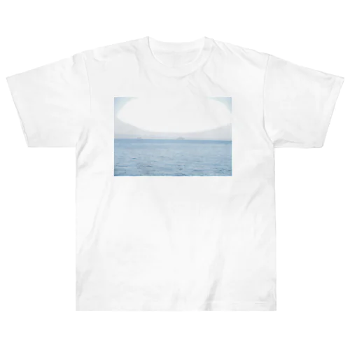 門司港の海 Heavyweight T-Shirt