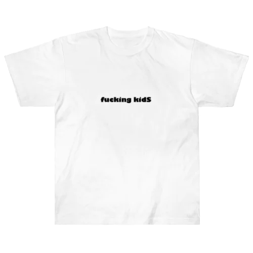 fucking kidS logo T shirt ヘビーウェイトTシャツ