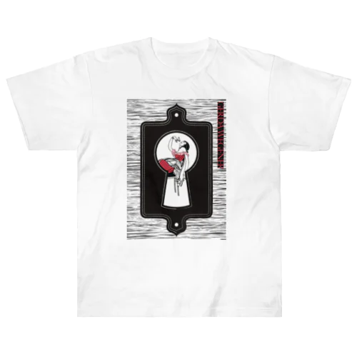 GERDA  "key hole" Heavyweight T-Shirt