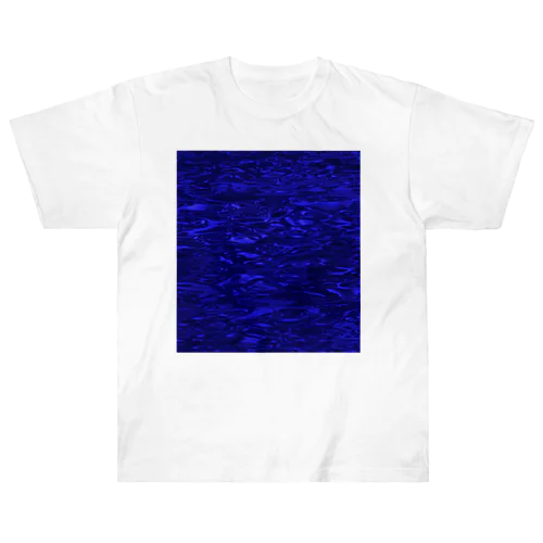 water surface 009 navy blue ヘビーウェイトTシャツ