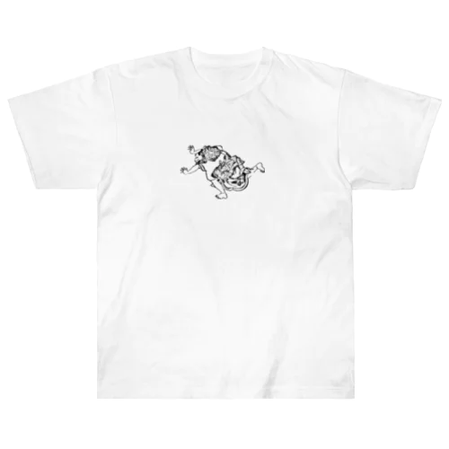 逃げ惑うとら Heavyweight T-Shirt