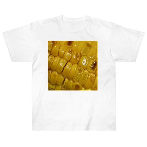 焼きとうもろこし Heavyweight T-Shirt