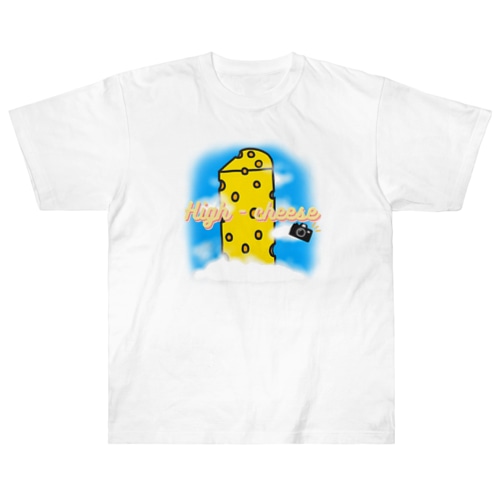 High-Cheese カメラ付き Heavyweight T-Shirt