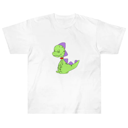 恐竜のルドルフ ヘビーウェイトTシャツ