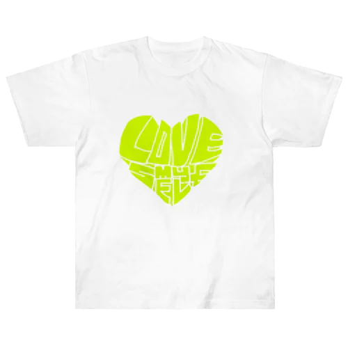 LOVE my SELF (lg) ヘビーウェイトTシャツ