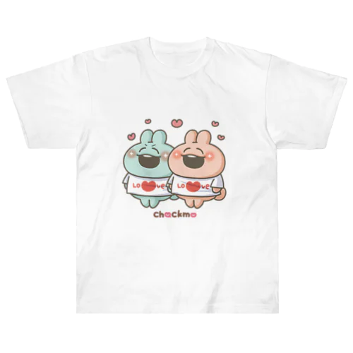 ウサかっぷる！ ヘビーウェイトTシャツ