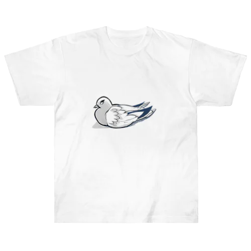 高嶺の白い鳩 ヘビーウェイトTシャツ