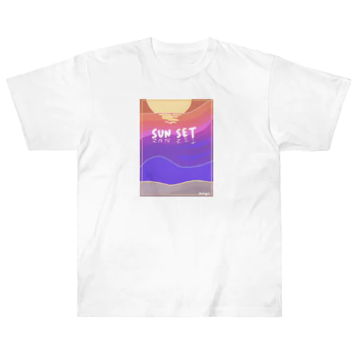 sunset ヘビーウェイトTシャツ