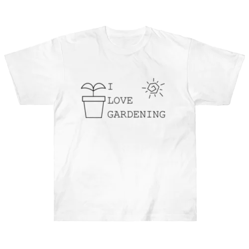 I LOVE GARDENING ヘビーウェイトTシャツ