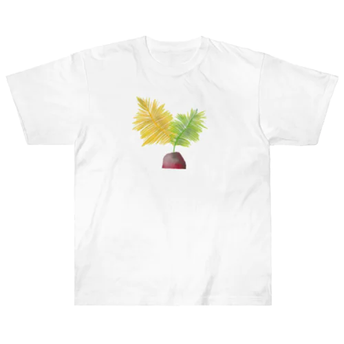 【Watercolor Plants】 ヘビーウェイトTシャツ