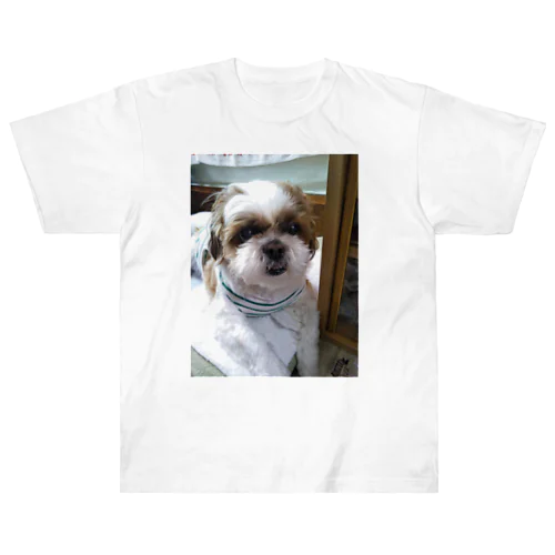 シー・ズー犬　ムクりん Heavyweight T-Shirt