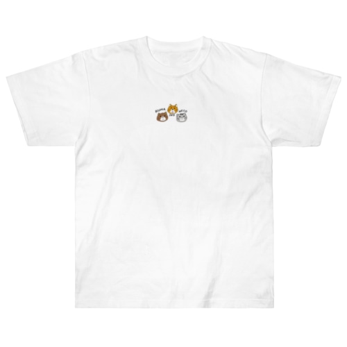くま・いぬ・ねこ　光風霽月 Heavyweight T-Shirt