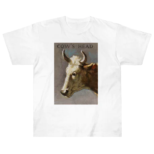 cow's head 1 ヘビーウェイトTシャツ