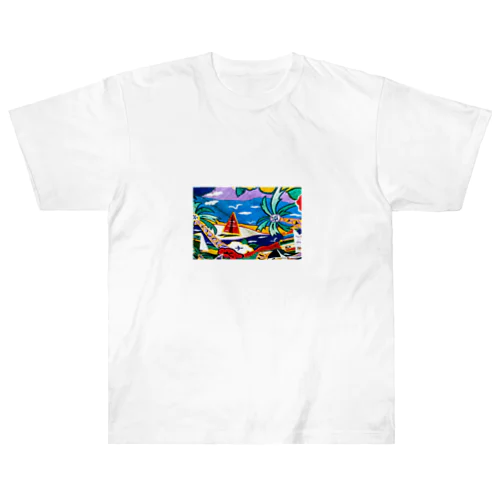 真夏のバカンス Heavyweight T-Shirt