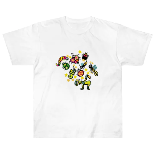 星柄の虫グッズ Heavyweight T-Shirt