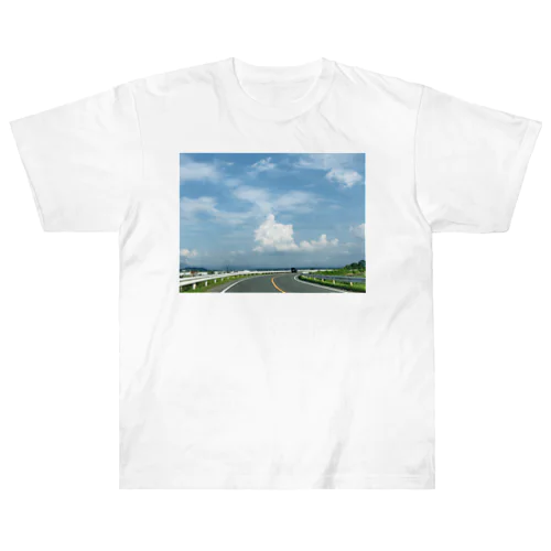 もくもくした雲 ヘビーウェイトTシャツ